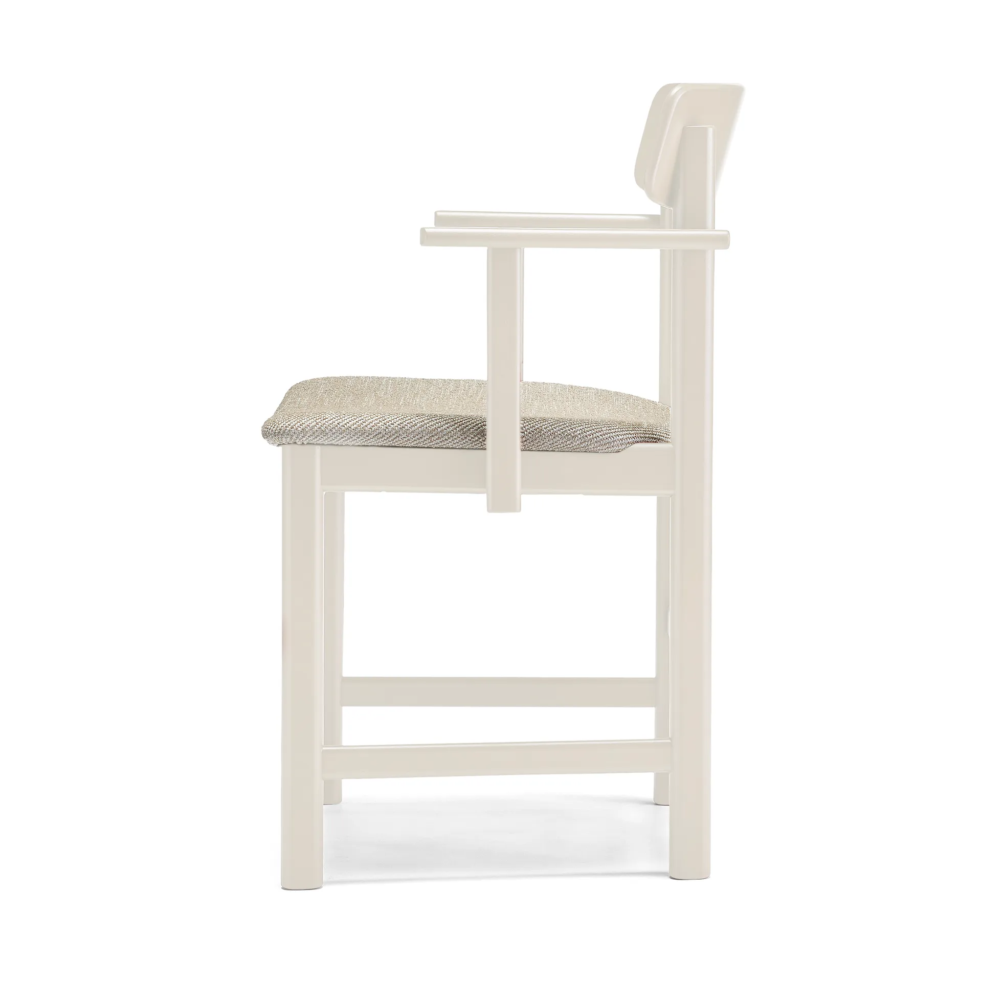 Pal Armlehnstuhl, Birke hell mattlackiert-driftwood Stolab