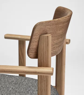Pal Armlehnstuhl - Eiche Natur geölt-Tornado V3576 - Stolab