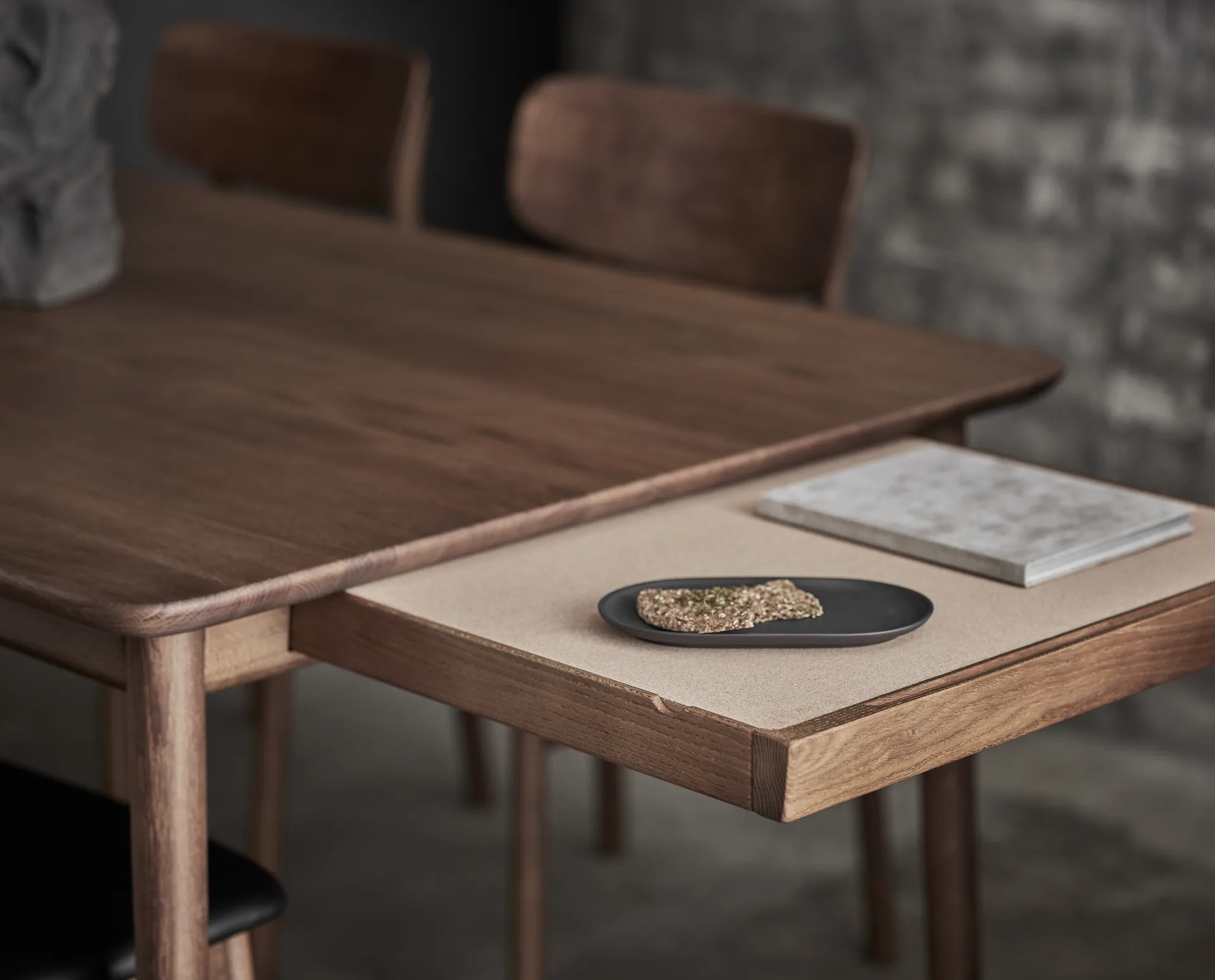Prima Vista Esstisch, Smoked oak Stolab