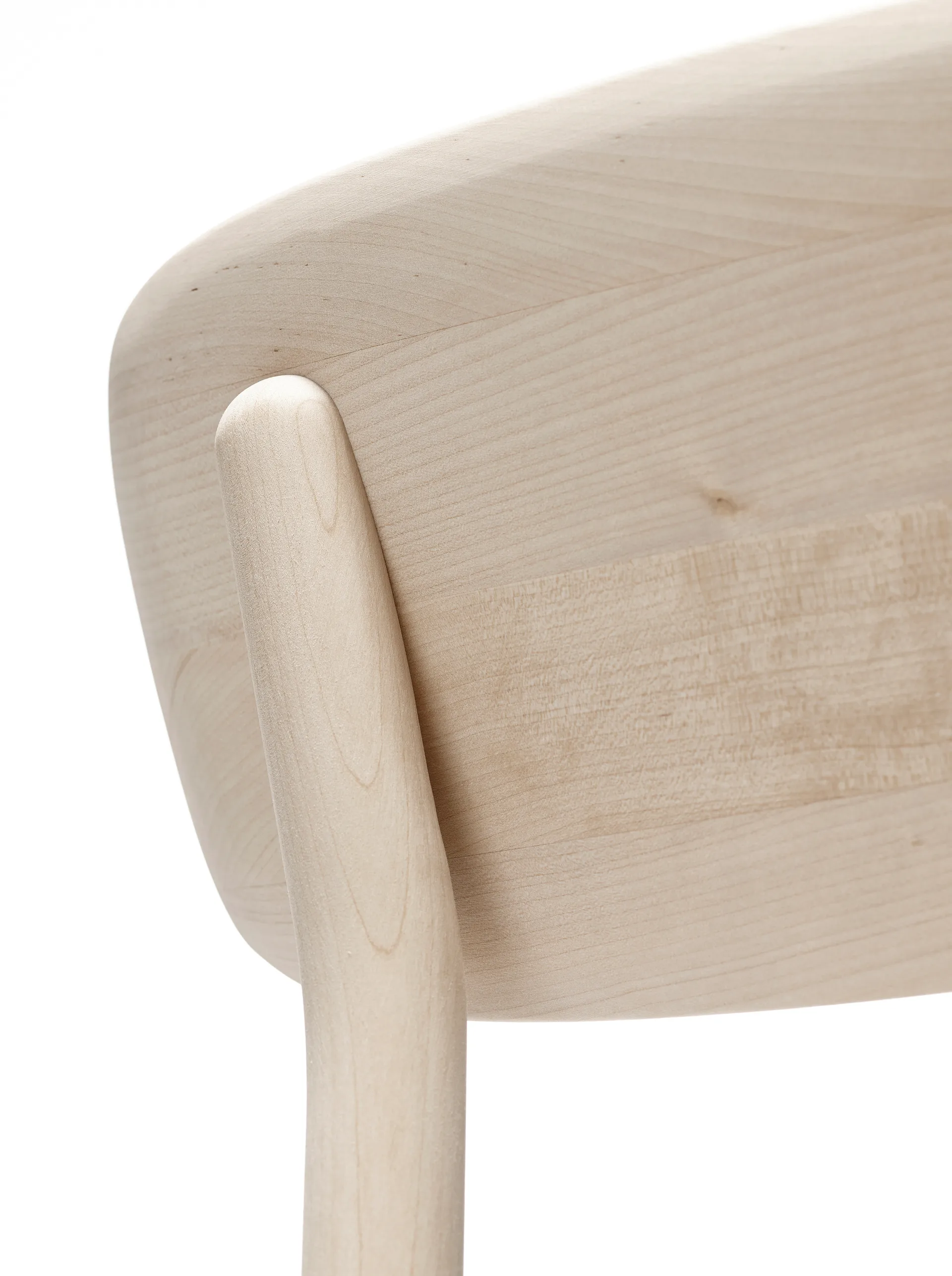 Prima Vista Stuhl Birke Kerze matt lackiert, Stoff hallingdaldal 65-130 grau Stolab