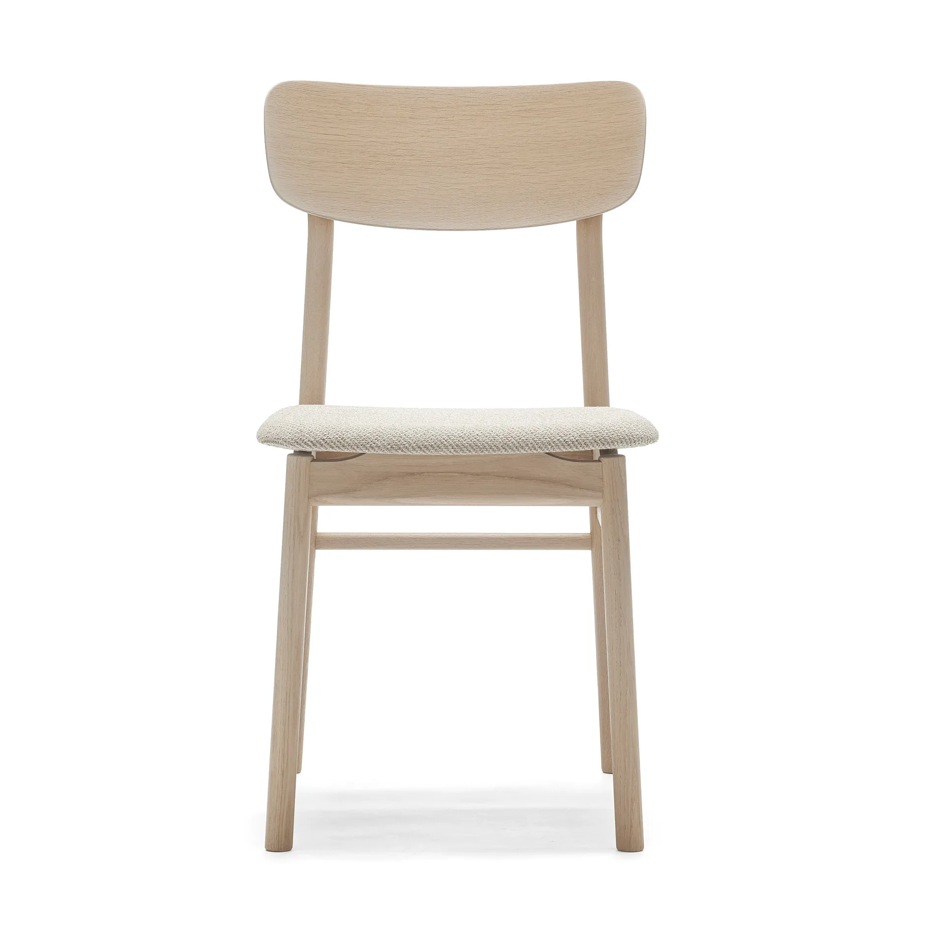Prima Vista Stuhl Kerze mattlackierte Eiche, Tyg Atto Driftwood V3576/01 Grau Stolab