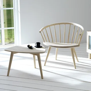 Yngve Couchtisch - Schwarz 52, h.40cm - Stolab