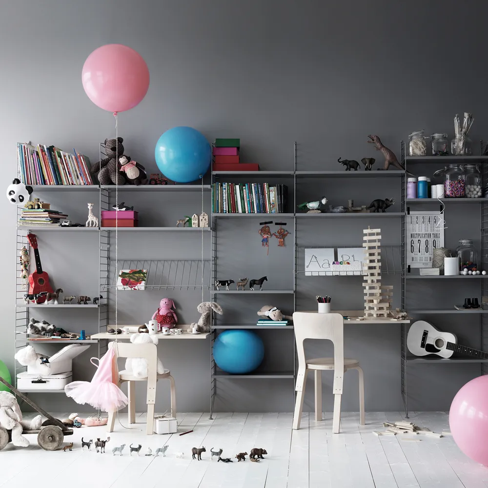 String Arbeitsplatte, Weiß, 78x58 cm String