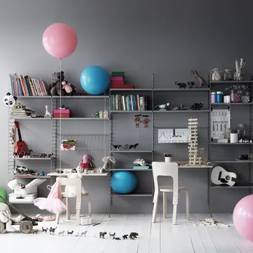 String Arbeitsplatte - Weiß, 78x58 cm - String