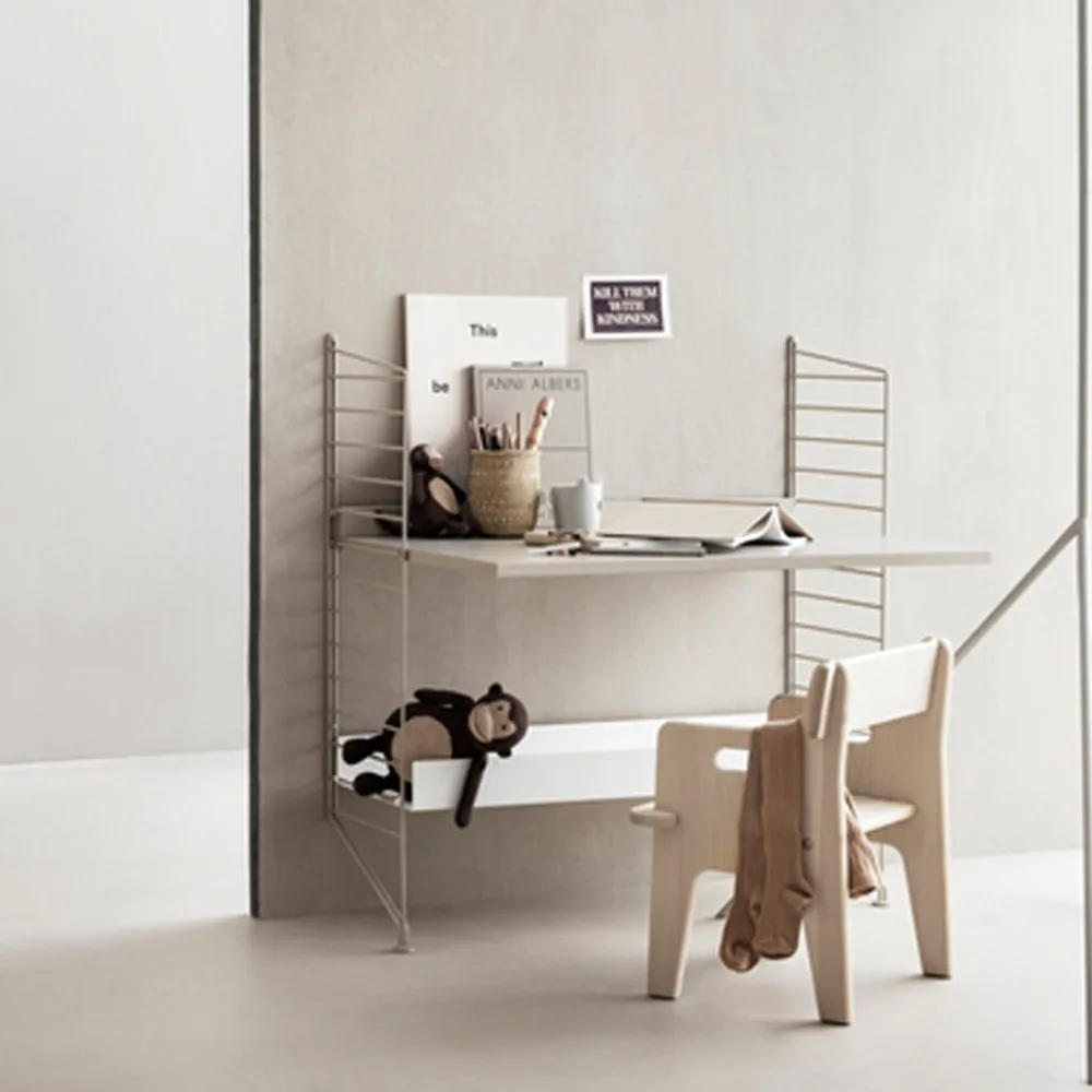 String Bodenleiter, Beige, 85x30 cm, 2er-Pack String