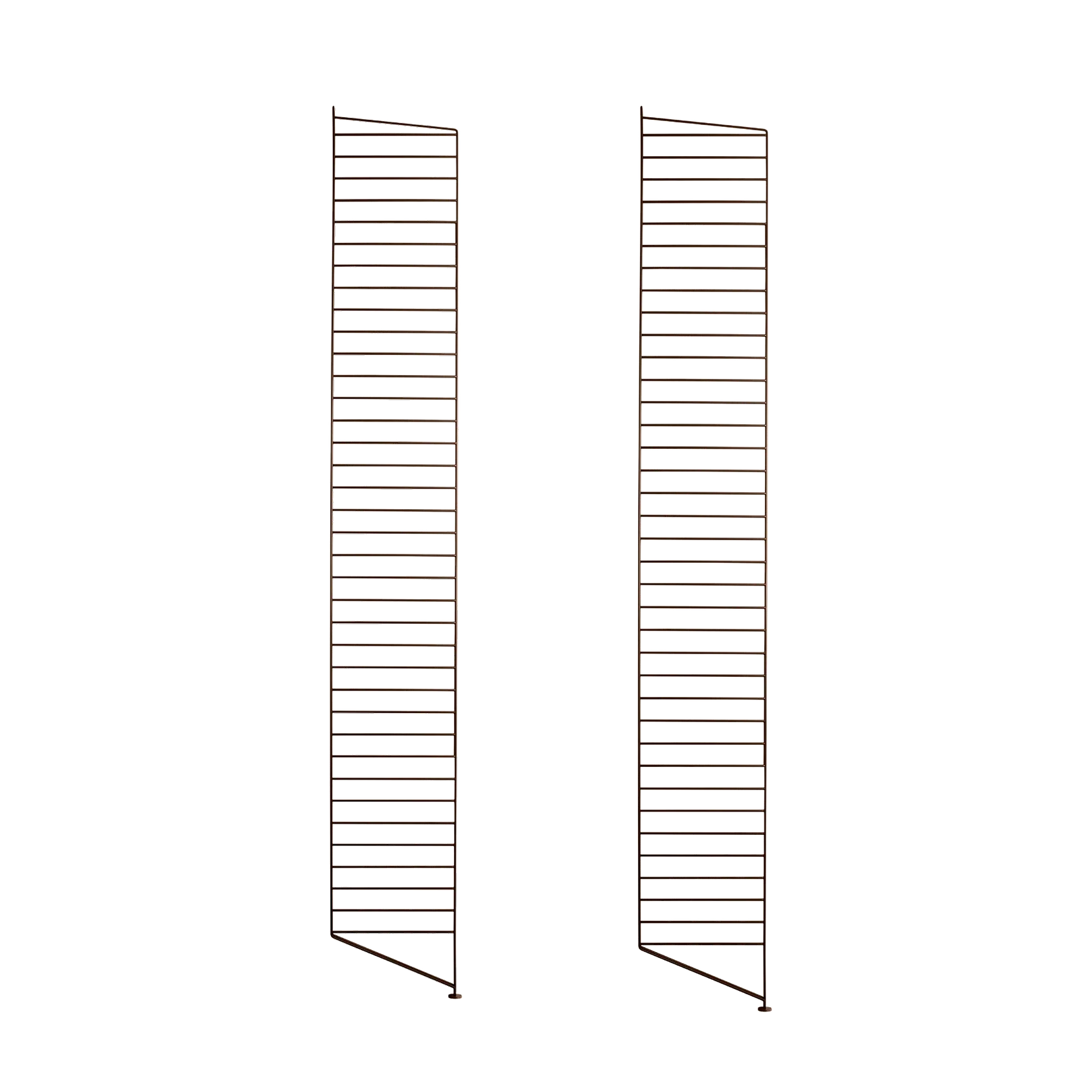 String Bodenleiter, Braun, 200x30 cm, 2er-Pack String