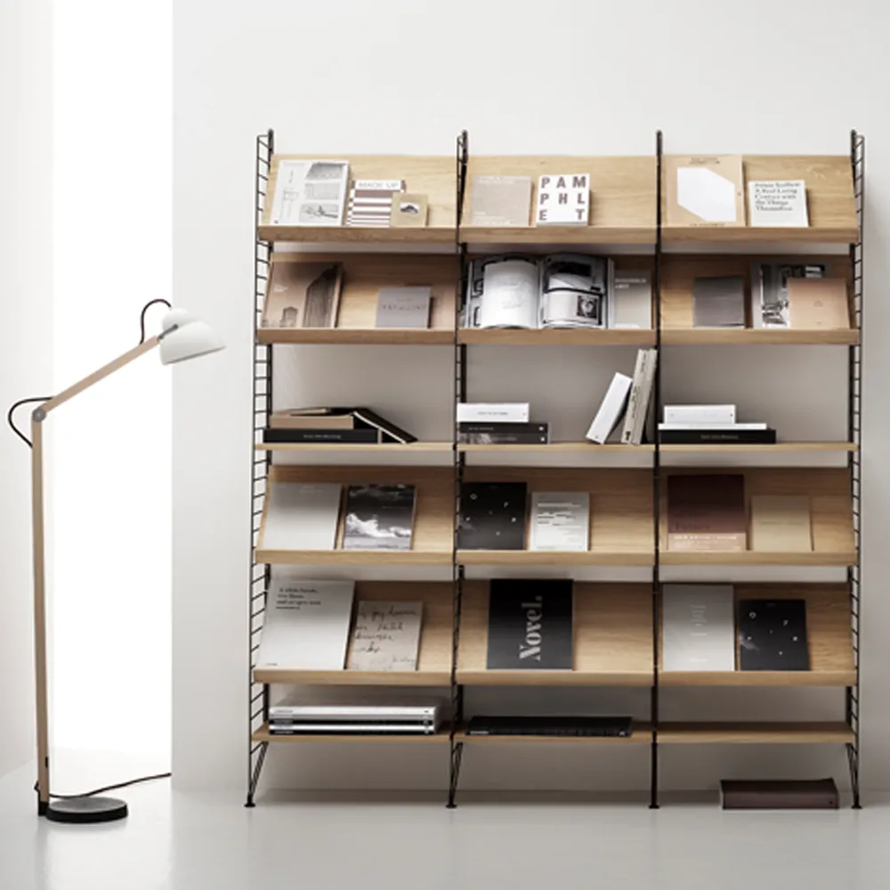 String Bodenleiter, Braun, 200x30 cm, 2er-Pack String