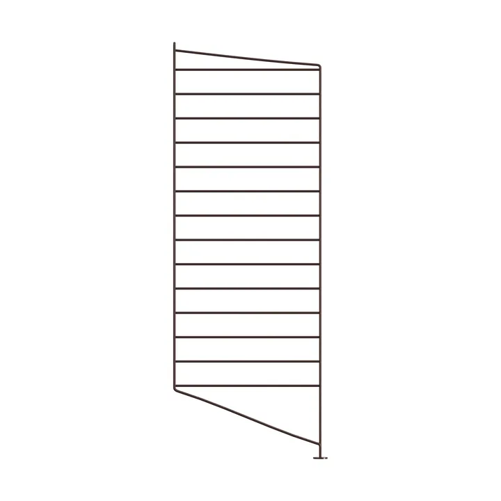 String Bodenleiter - Dunkelbraun, 85x30 cm, 1-teilig - String