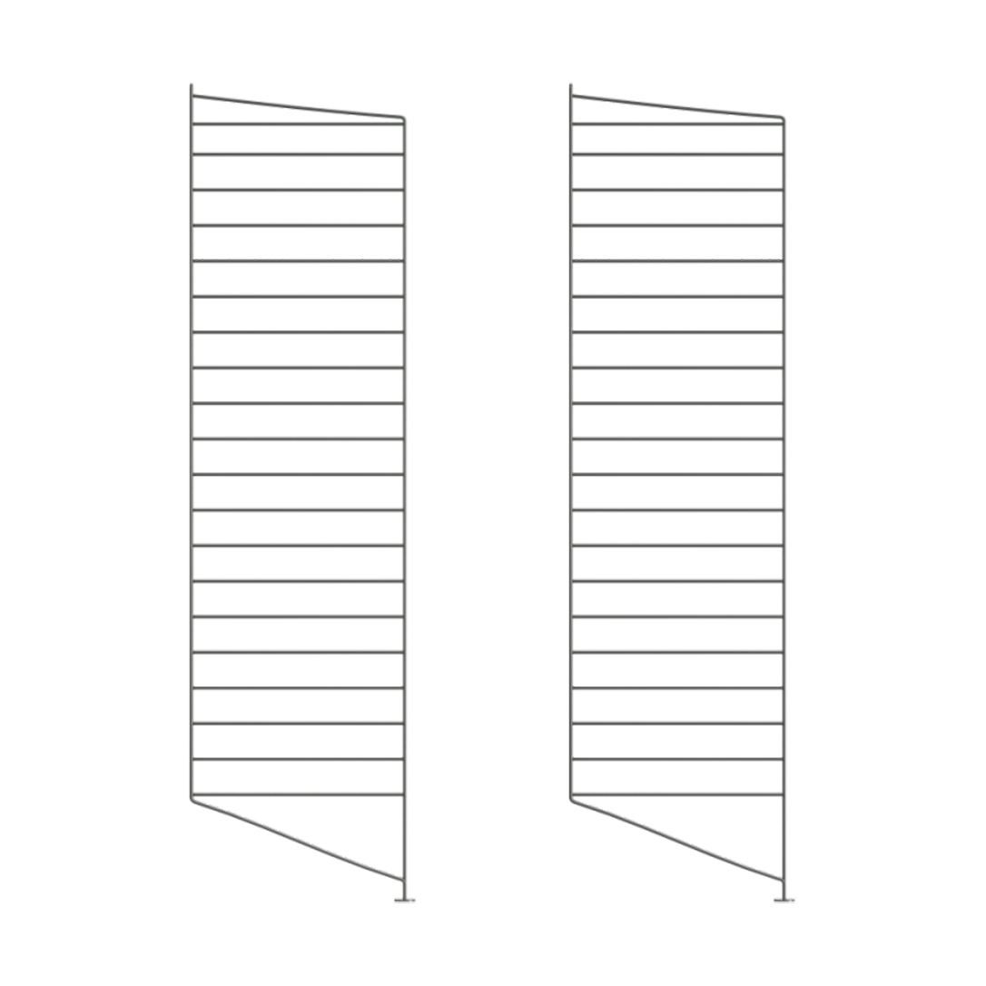 String String Bodenleiter Dunkelgrau, 115x30 cm, 2er Pack