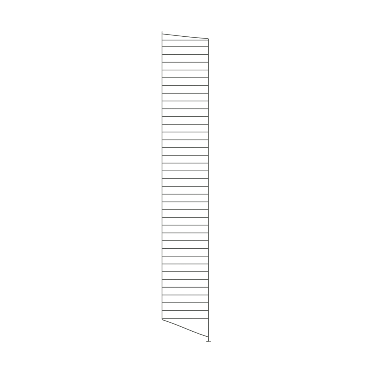 String String Bodenleiter Dunkelgrau, 200x30 cm, 1er Pack