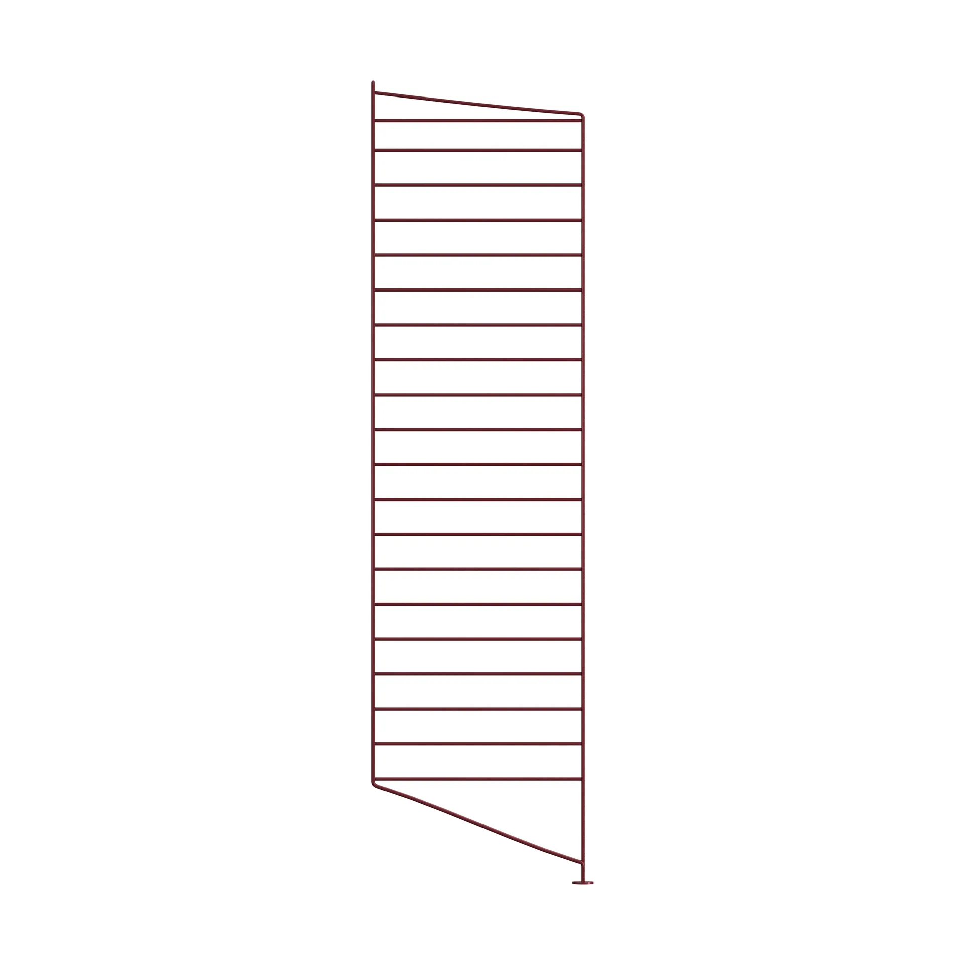 String Bodenleiter, Dunkelrot, 115x30 cm, 1er-Pack String