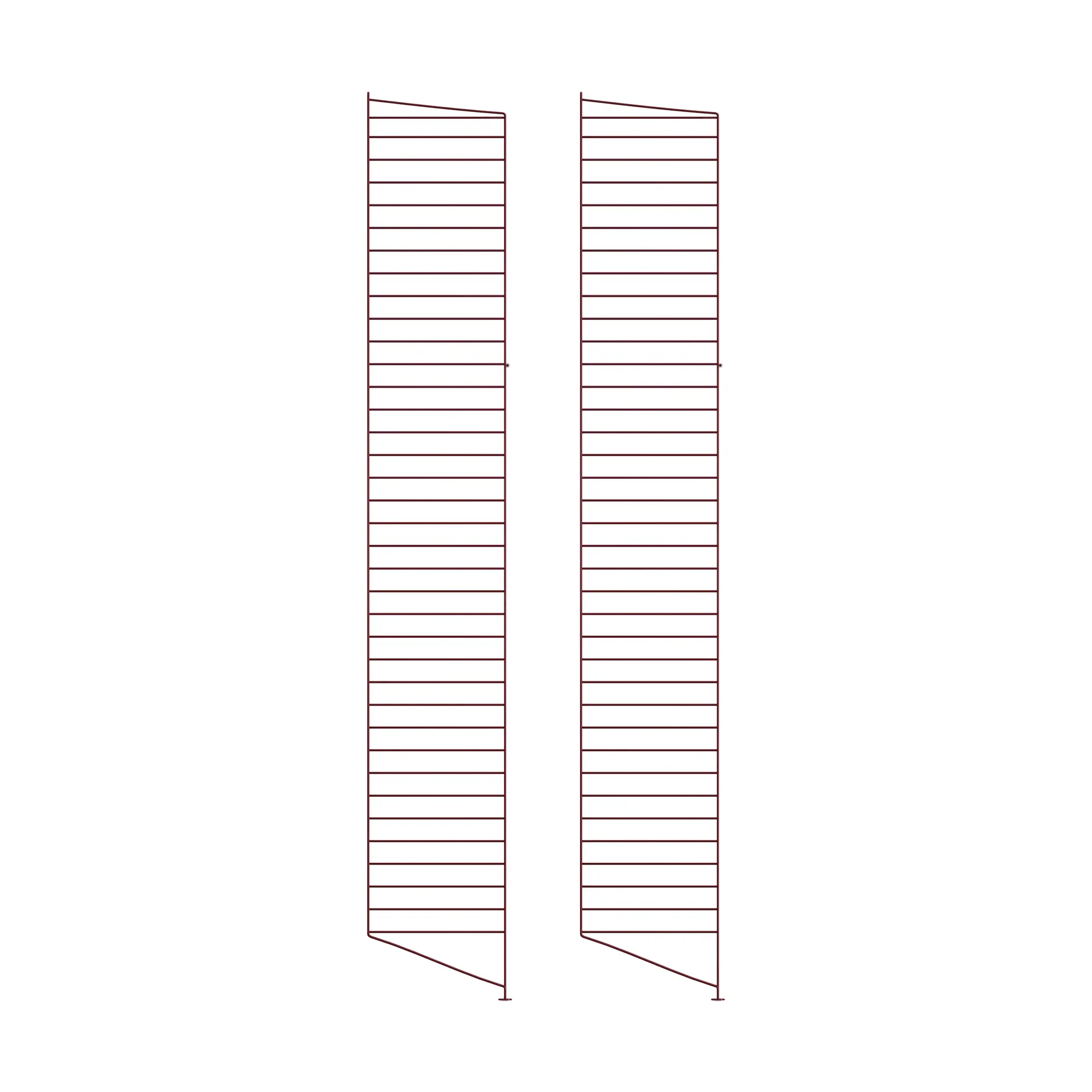 String Bodenleiter, Dunkelrot, 200x30 cm, 2-teilig String