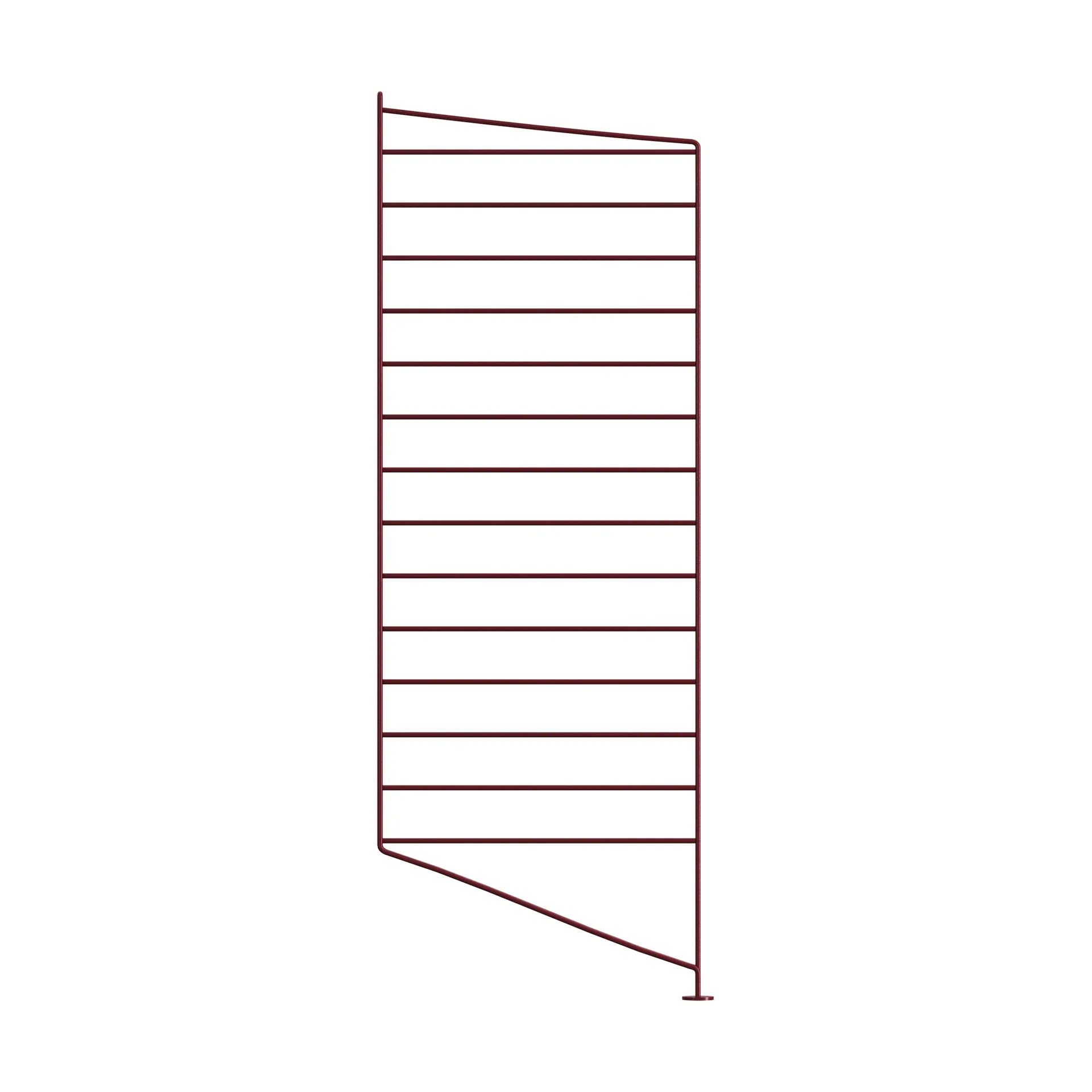 String Bodenleiter, Dunkelrot, 85x30 cm, 1er-Pack String