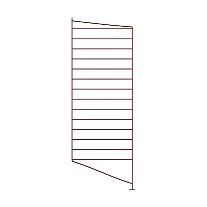 String Bodenleiter - Dunkelrot, 85x30 cm, 1er-Pack - String