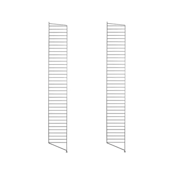 String Bodenleiter - Schwarz, 200x30 cm, 2er-Pack - String