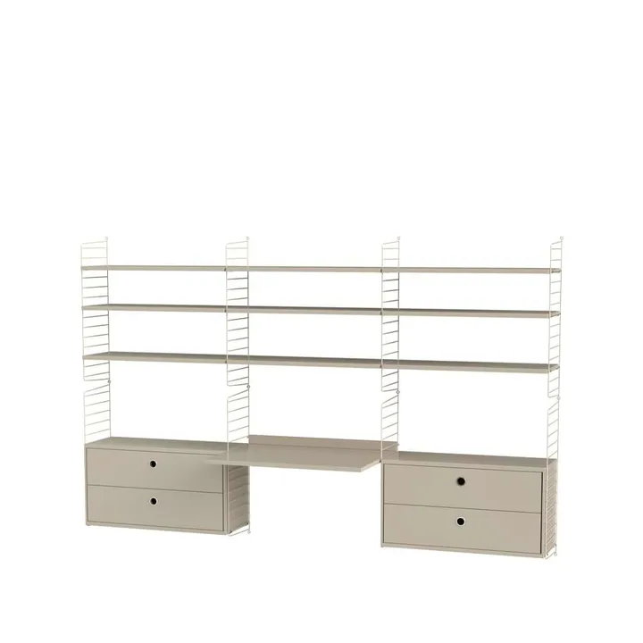 String Büro Beige- Kombination F - String