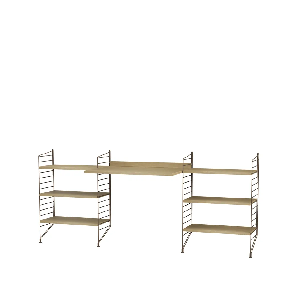 String Büro Eiche & Braun- Kombination D String