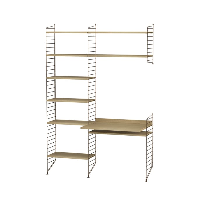 String Büro Eiche & Braun- Kombination G - undefined - String
