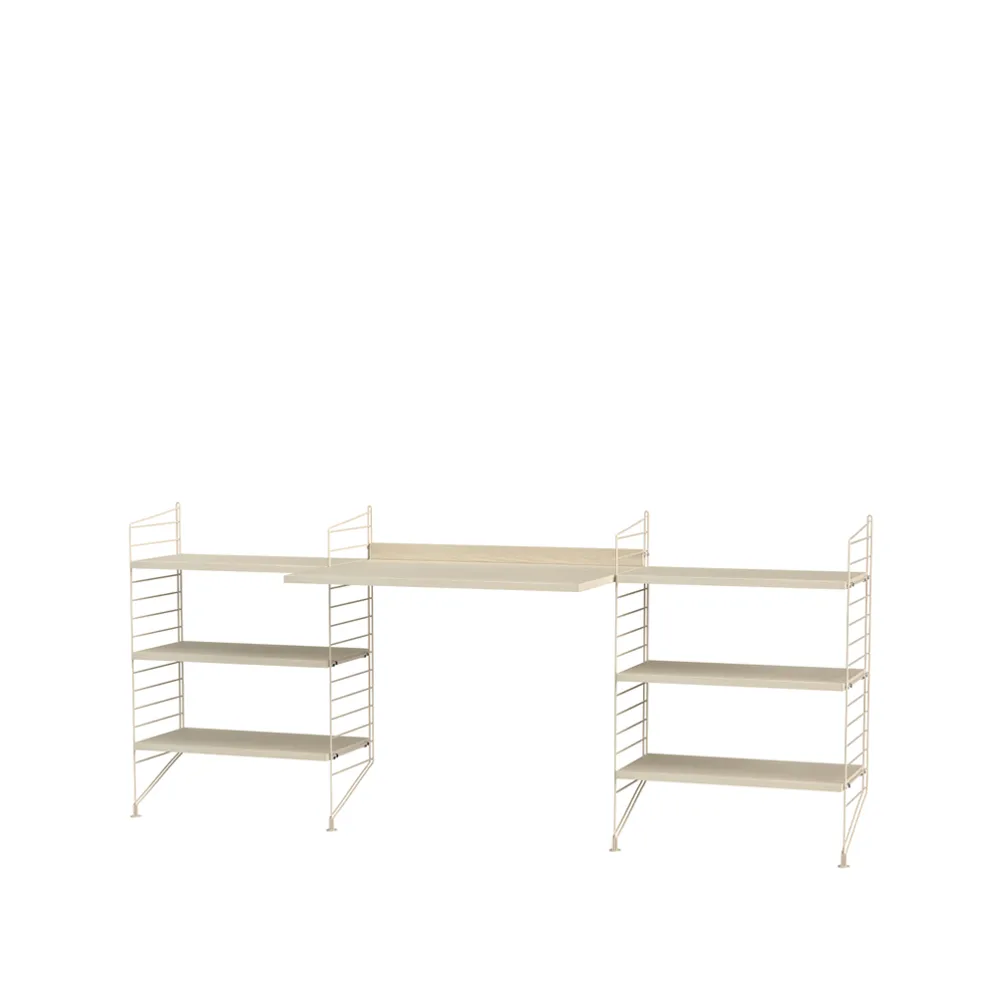 String Büro Esche & Beige- Kombination D,  String
