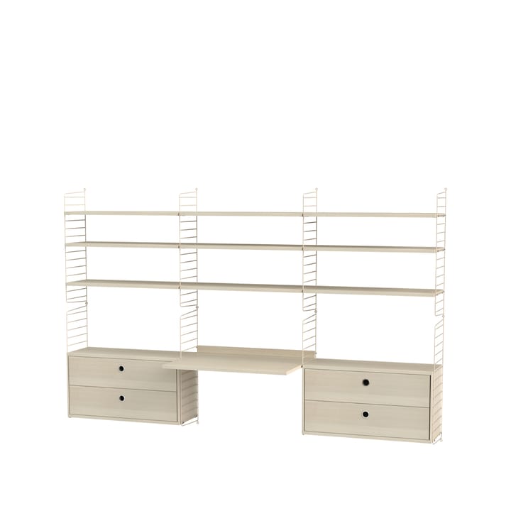 String Büro Esche & Beige- Kombination F - undefined - String