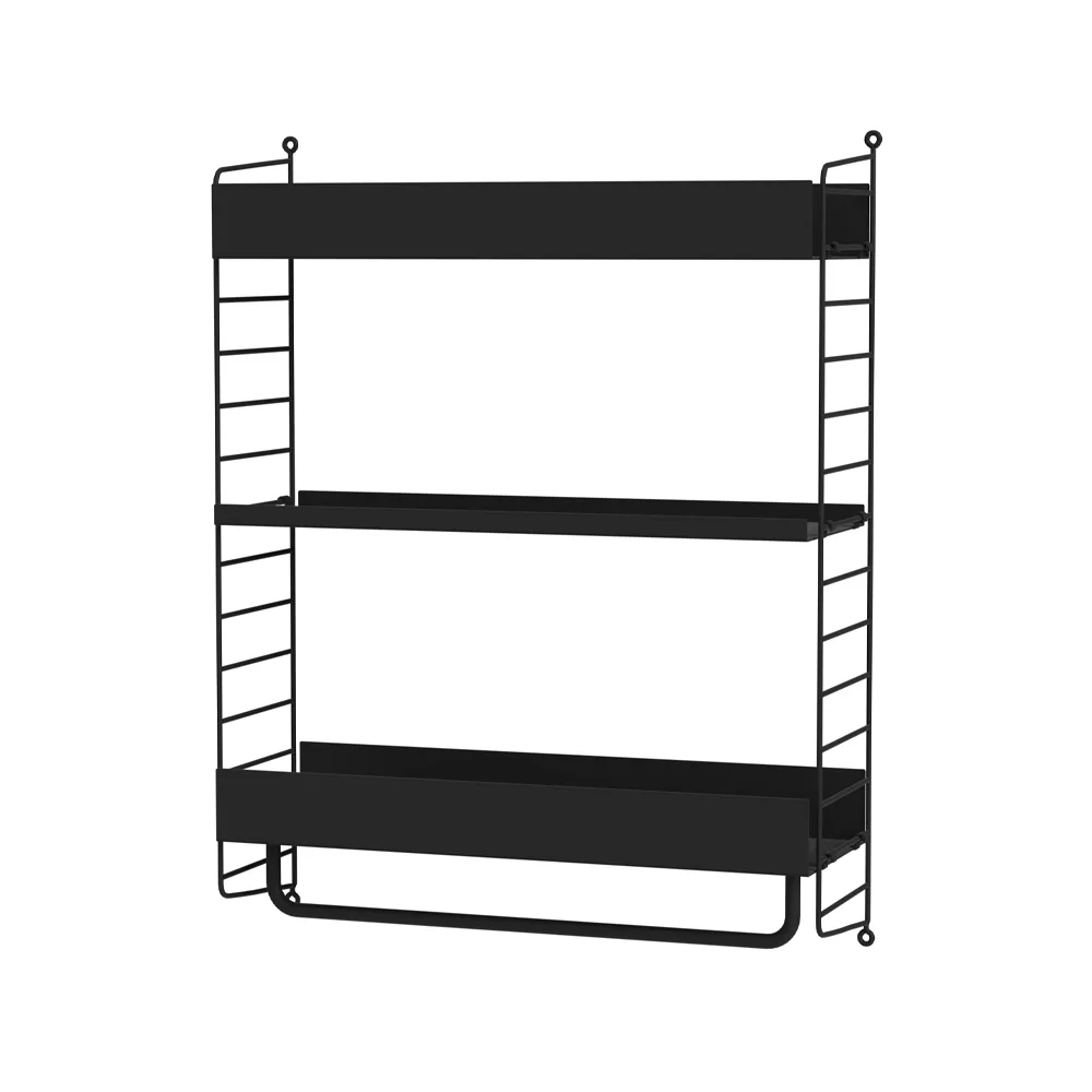 String Flur Schwarz- Kombination E,  String