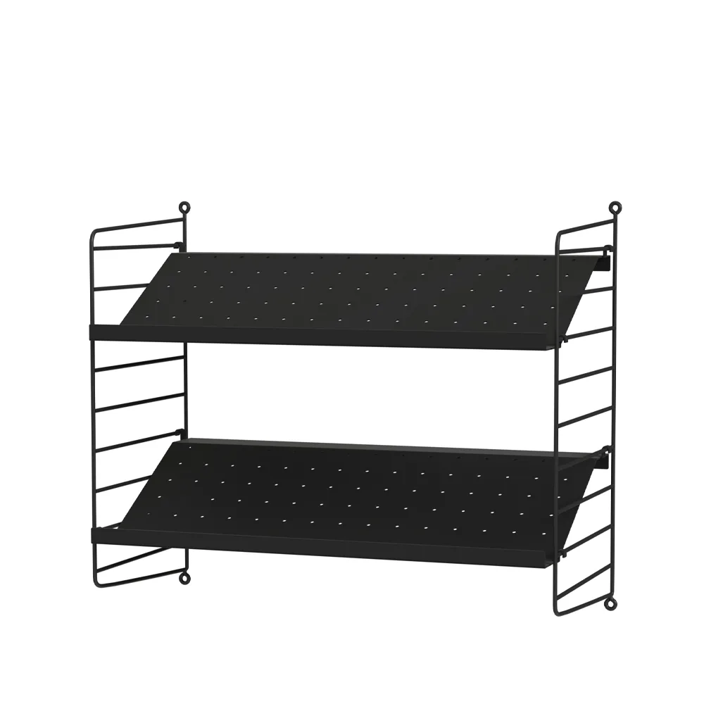 String Flur Schwarz- Kombination F String