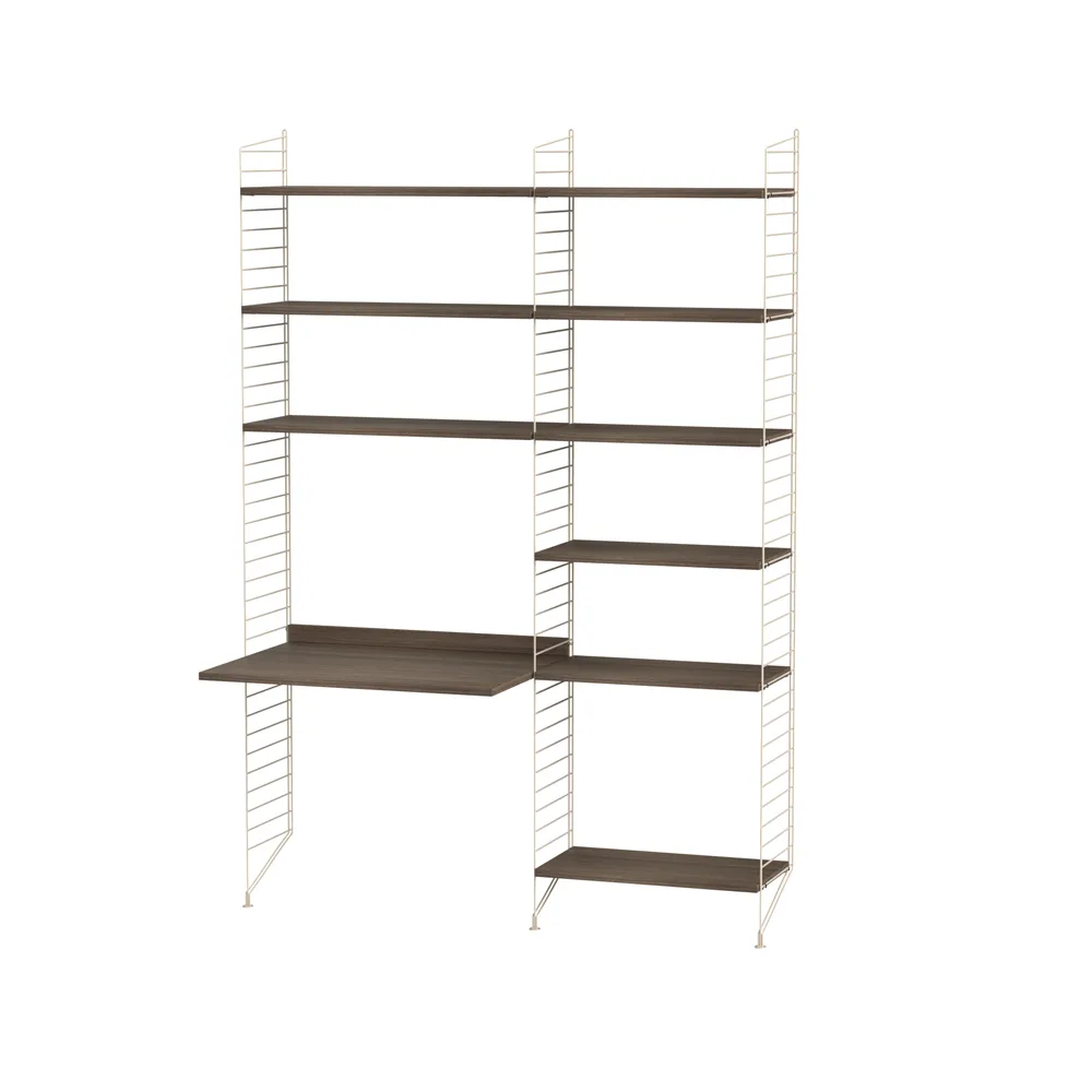 String Kinderzimmer Walnuss & Beige- Kombination D String