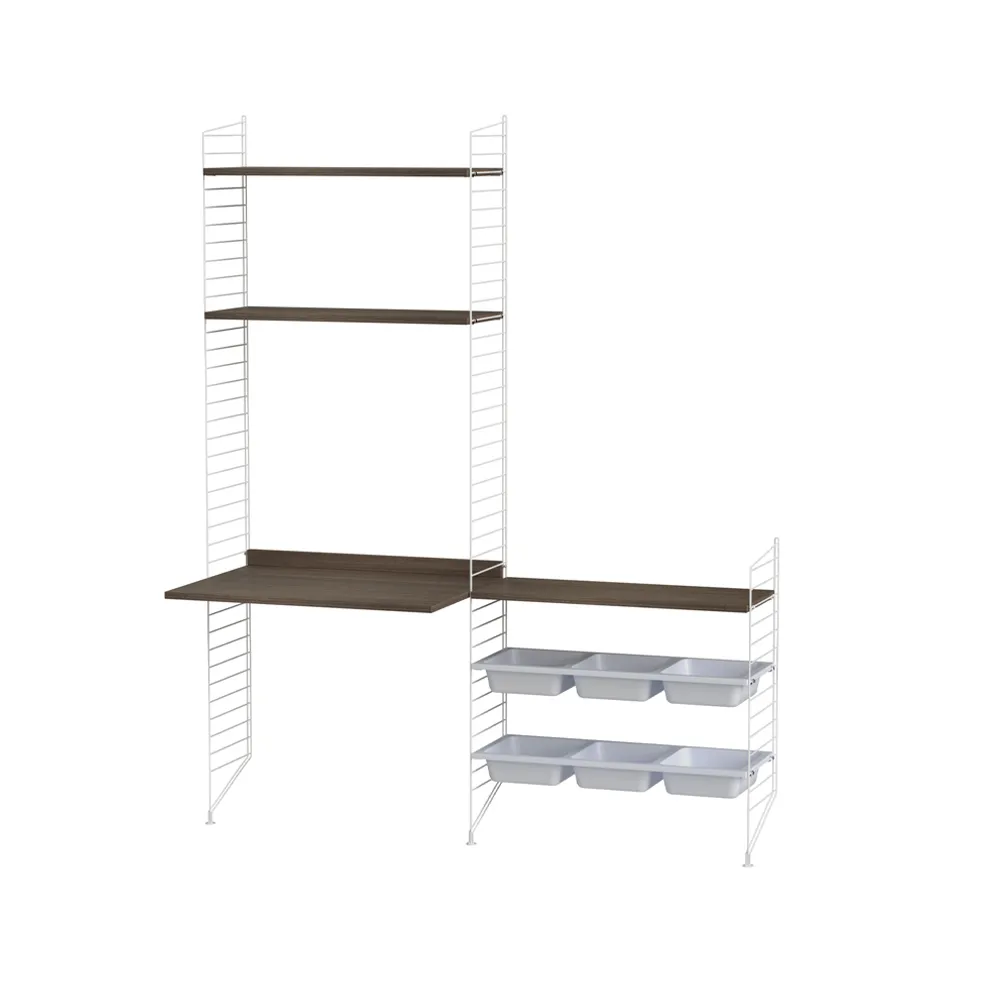 String Kinderzimmer Walnuss & Weiß- Kombination E String