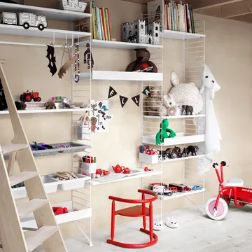 String Kinderzimmer Weiß- Kombination B - String