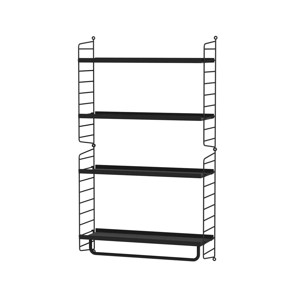 String Küche Schwarz- Kombination D String