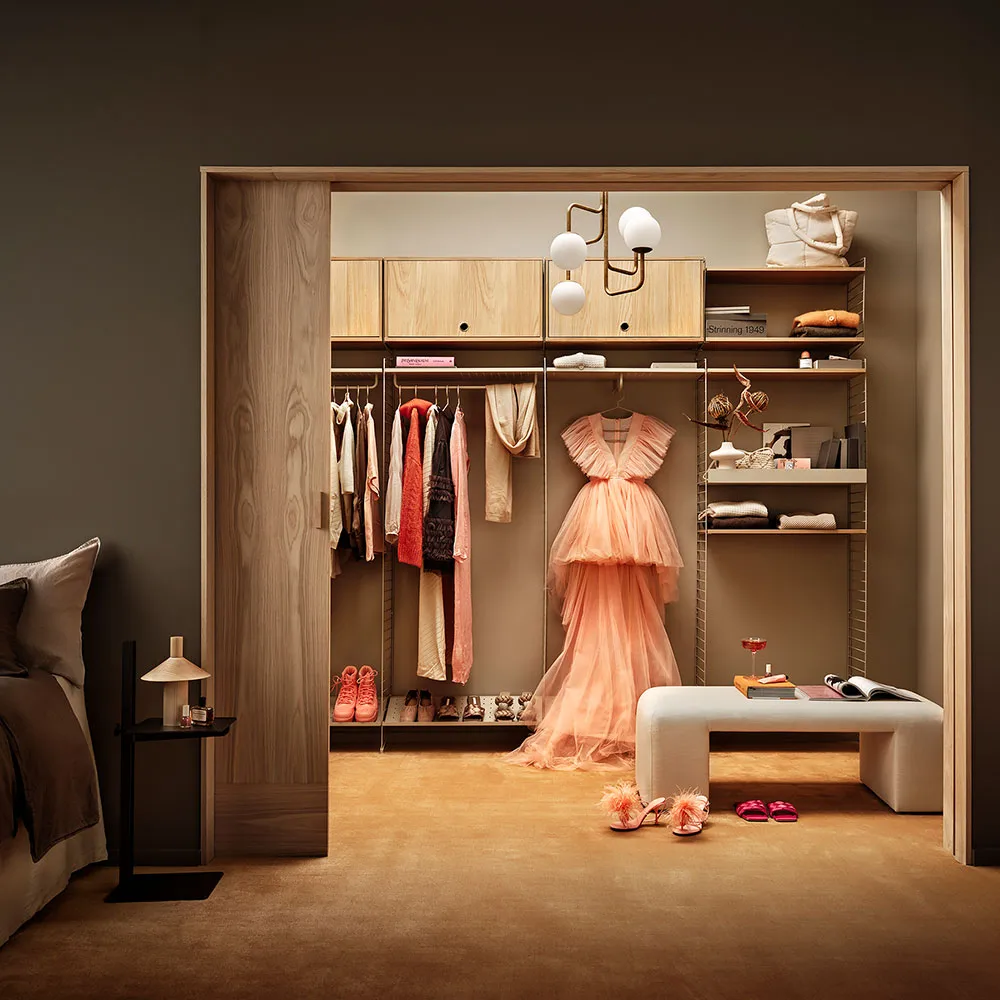 String Oberschrank, Eiche, 78x30 cm String