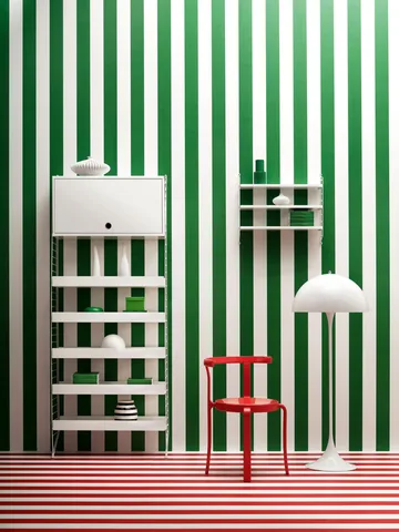 String Oberschrank - Weiß, 58x30 cm - String