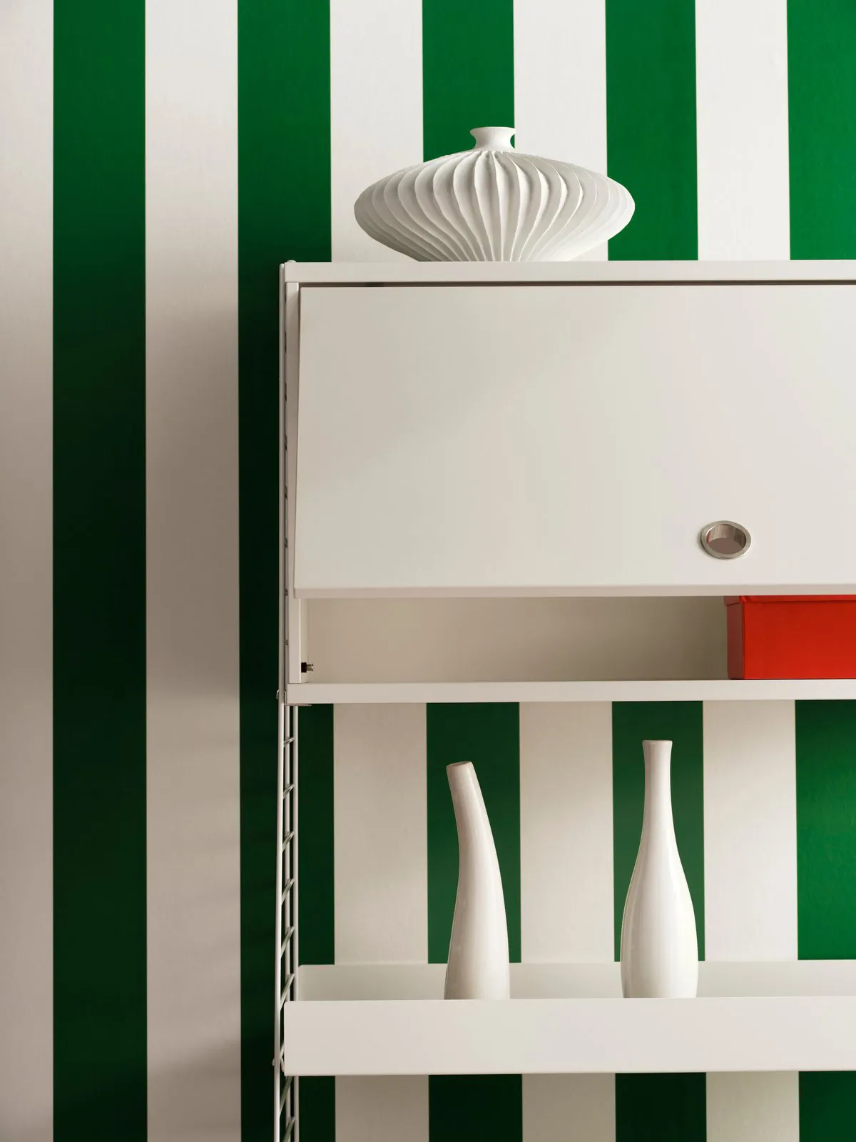 String Oberschrank, Weiß, 58x30 cm String