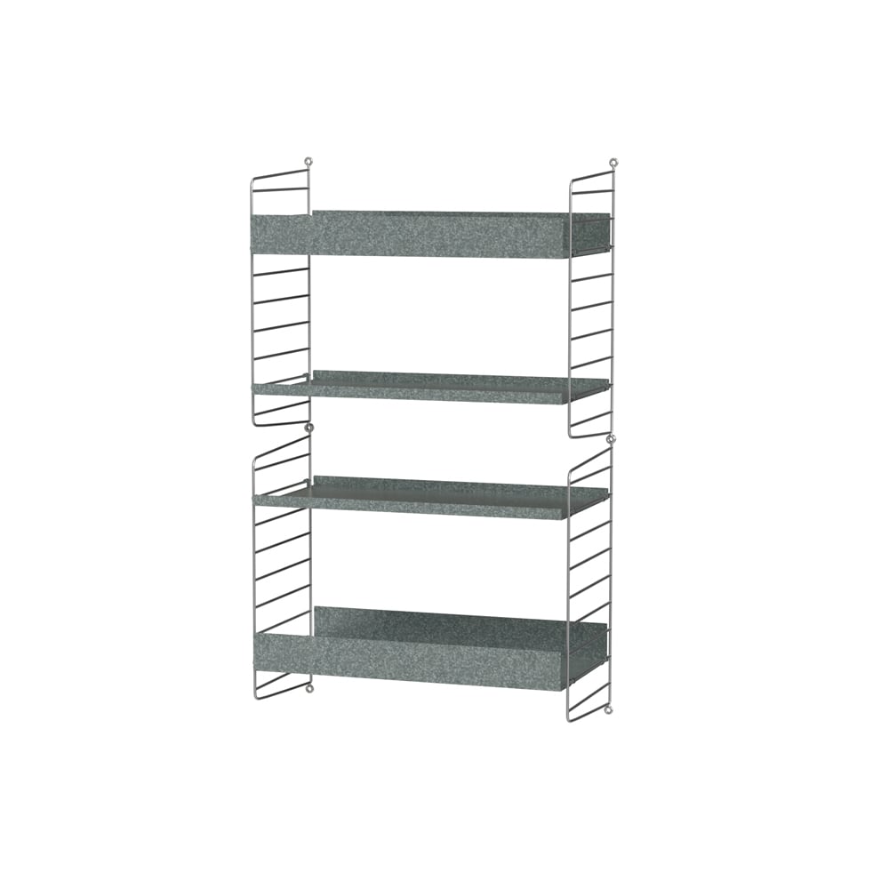 String Outdoor - Kombination C | Skandinavisches Design | Grau