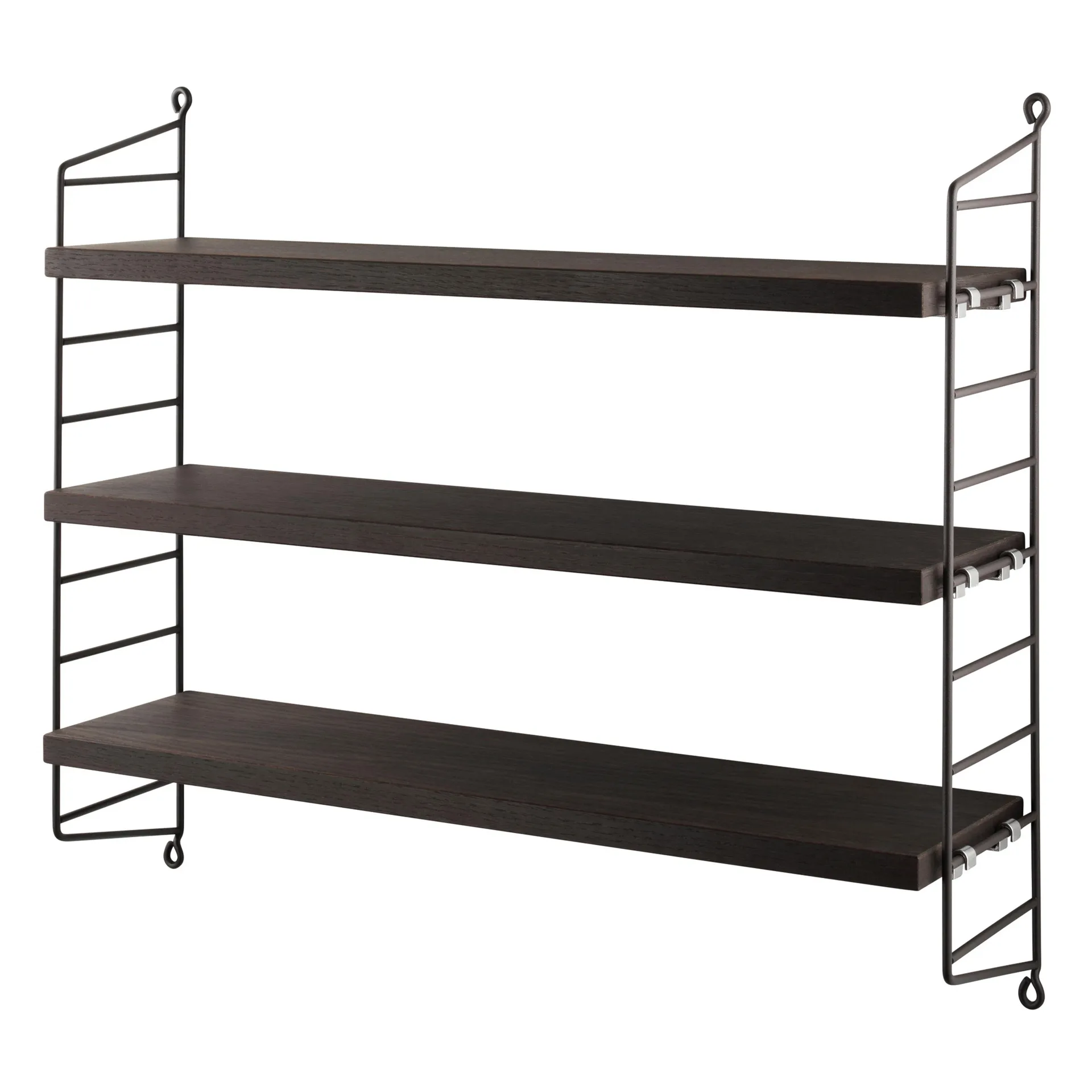 String Pocket Regal geölte geräucherte Eiche, Eiche geölt-braun String