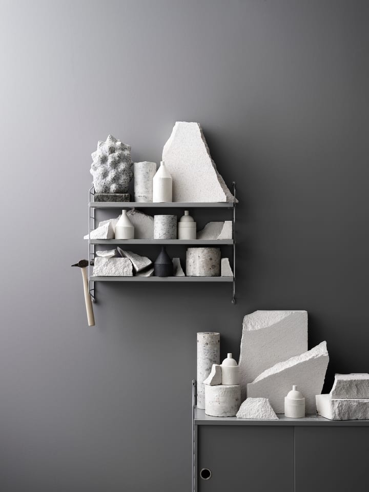 String Pocket Regal grau, Grau String