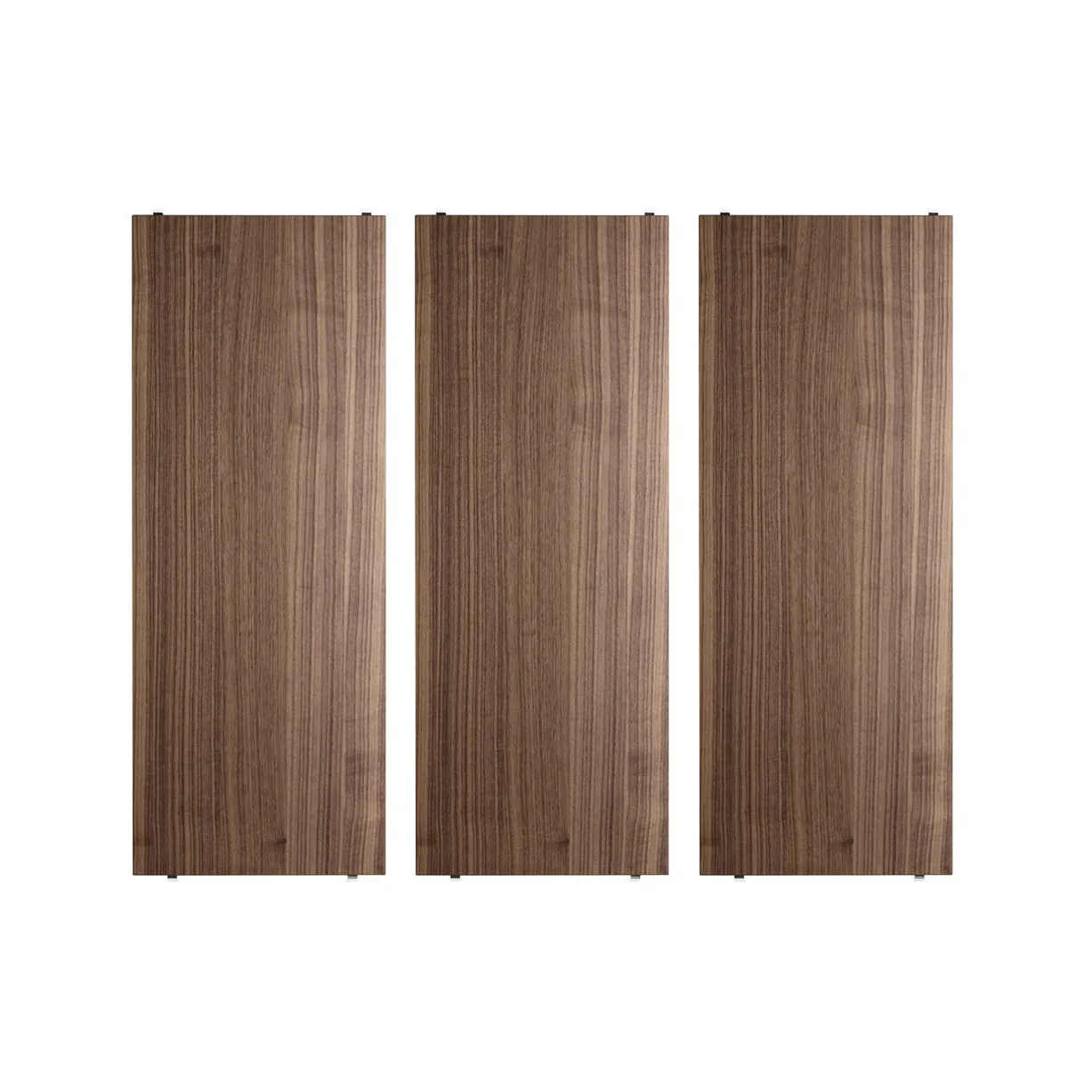 String Regalboden, Walnuss, 78x30 cm, 3er-Pack String