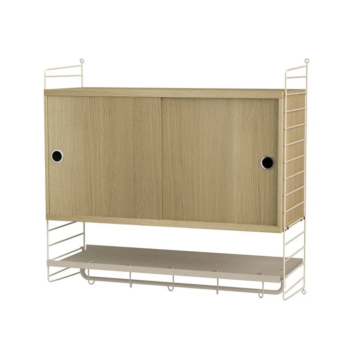String Schlafzimmer Eiche & Beige- Kombination F - String