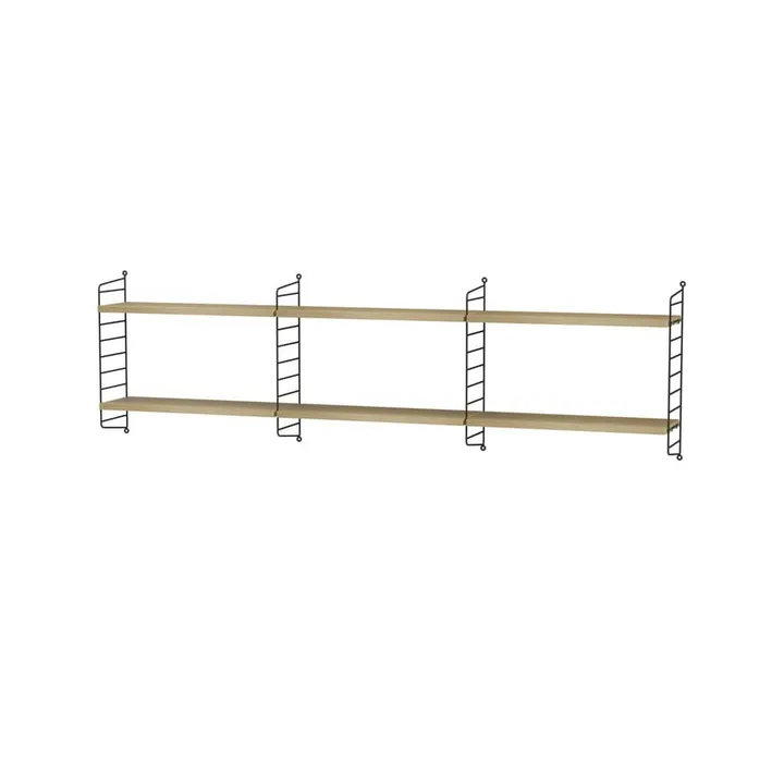 String Schlafzimmer Eiche & Schwarz- Kombination E - String