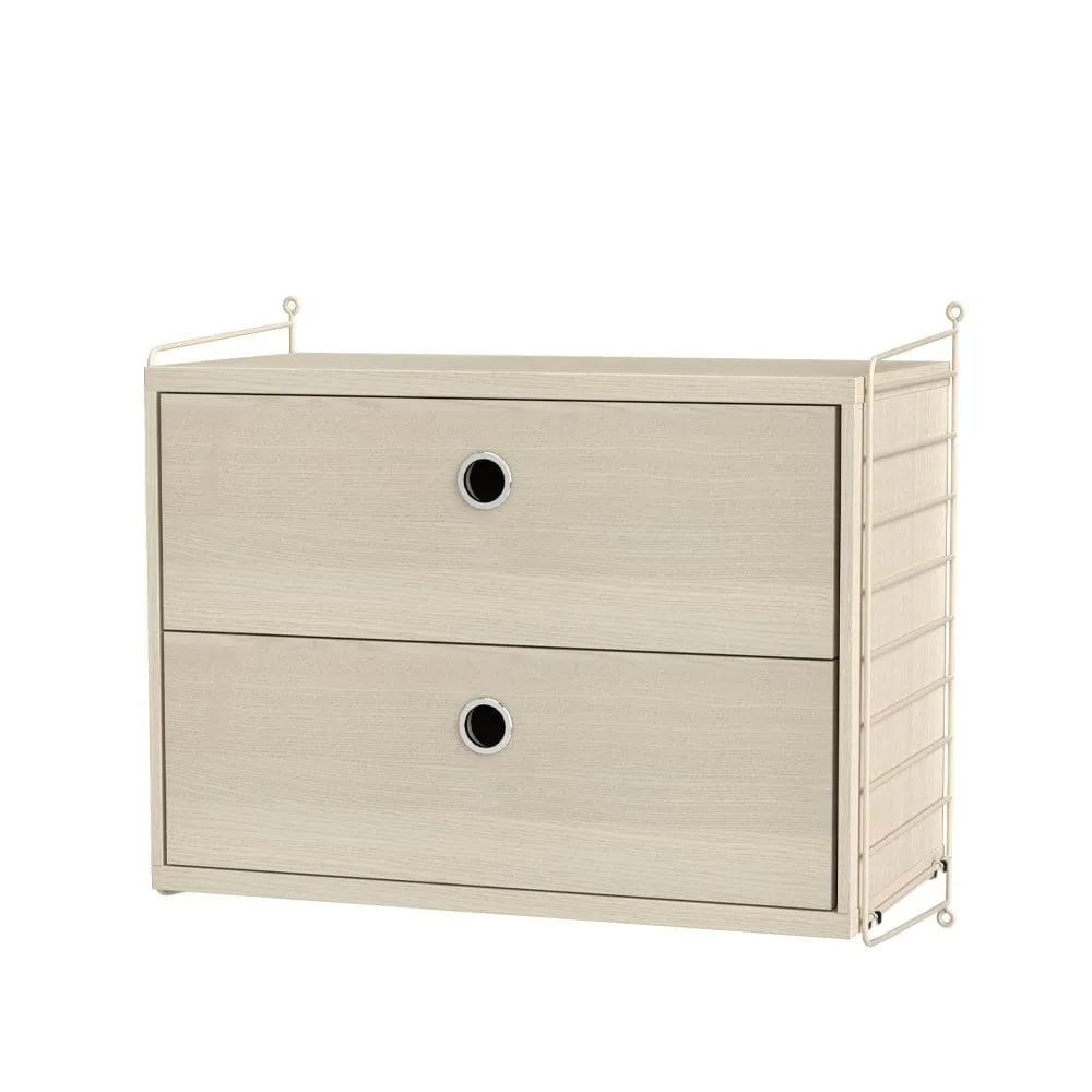 String Schlafzimmer Esche & Beige- Kombination A String