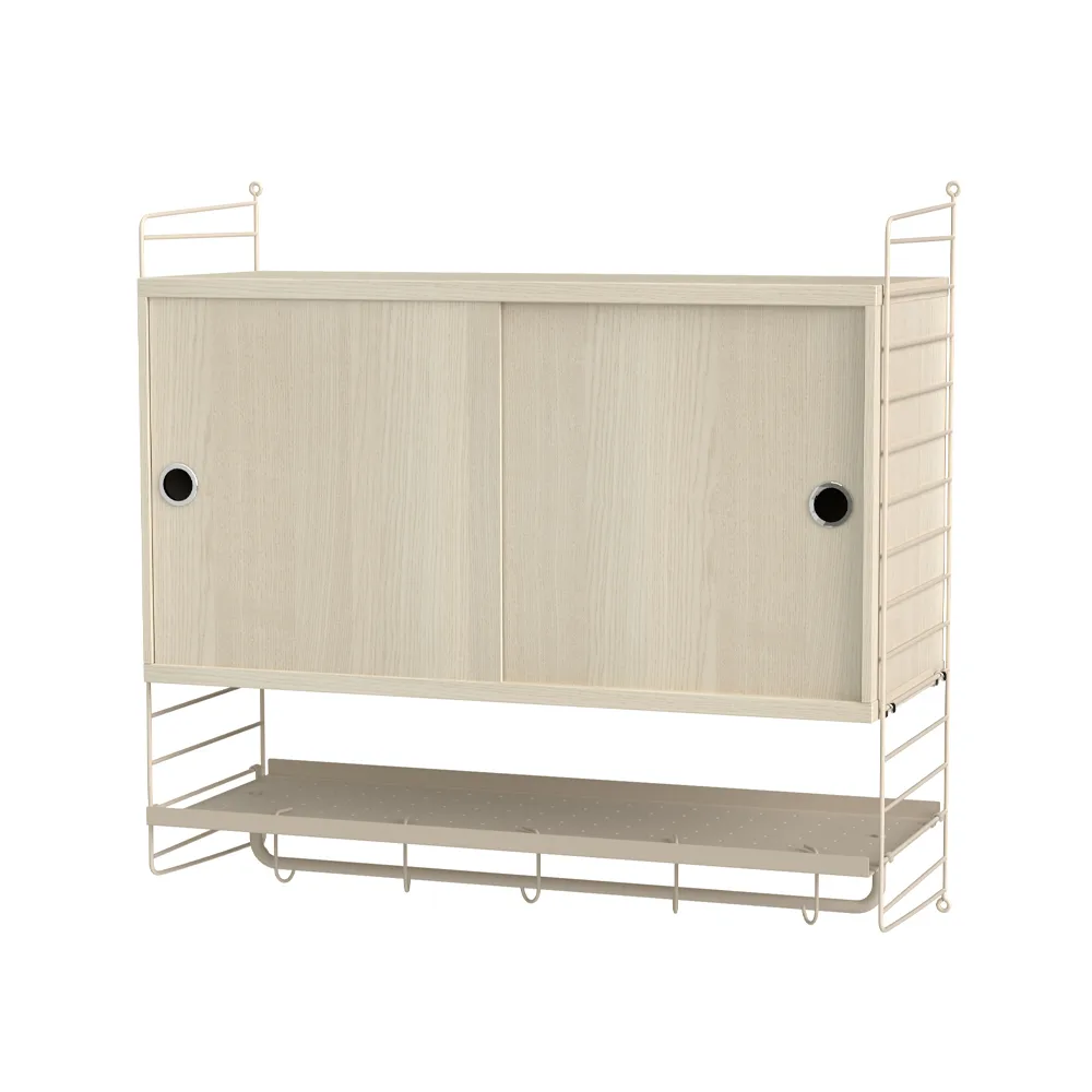 String Schlafzimmer Esche & Beige- Kombination F,  String