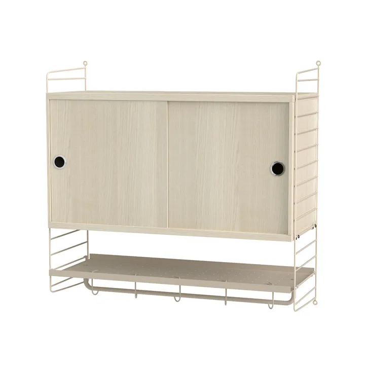 String Schlafzimmer Esche & Beige- Kombination F - String