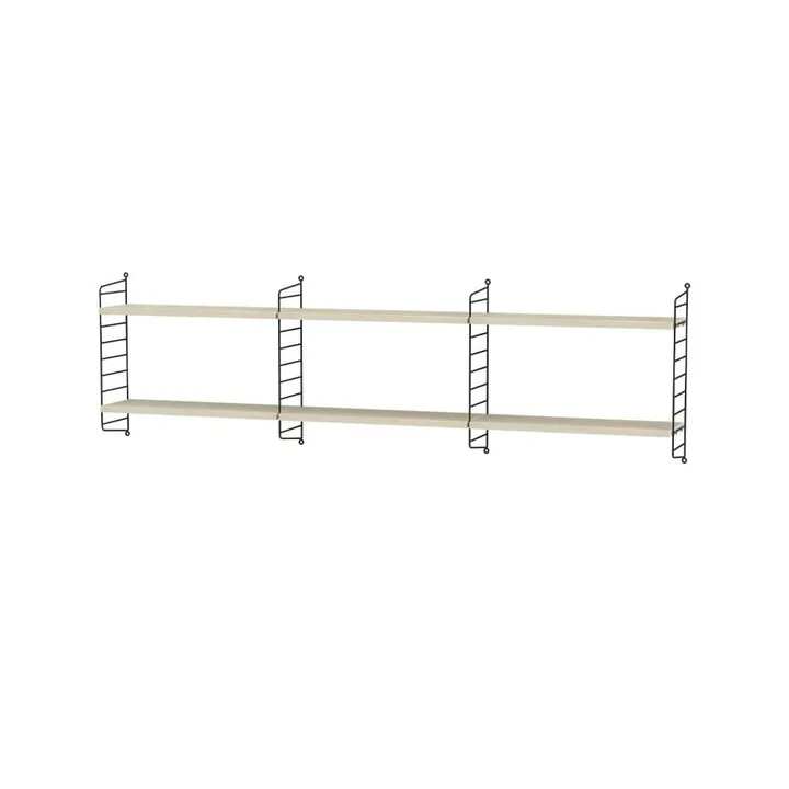 String Schlafzimmer Esche & Schwarz- Kombination E - String