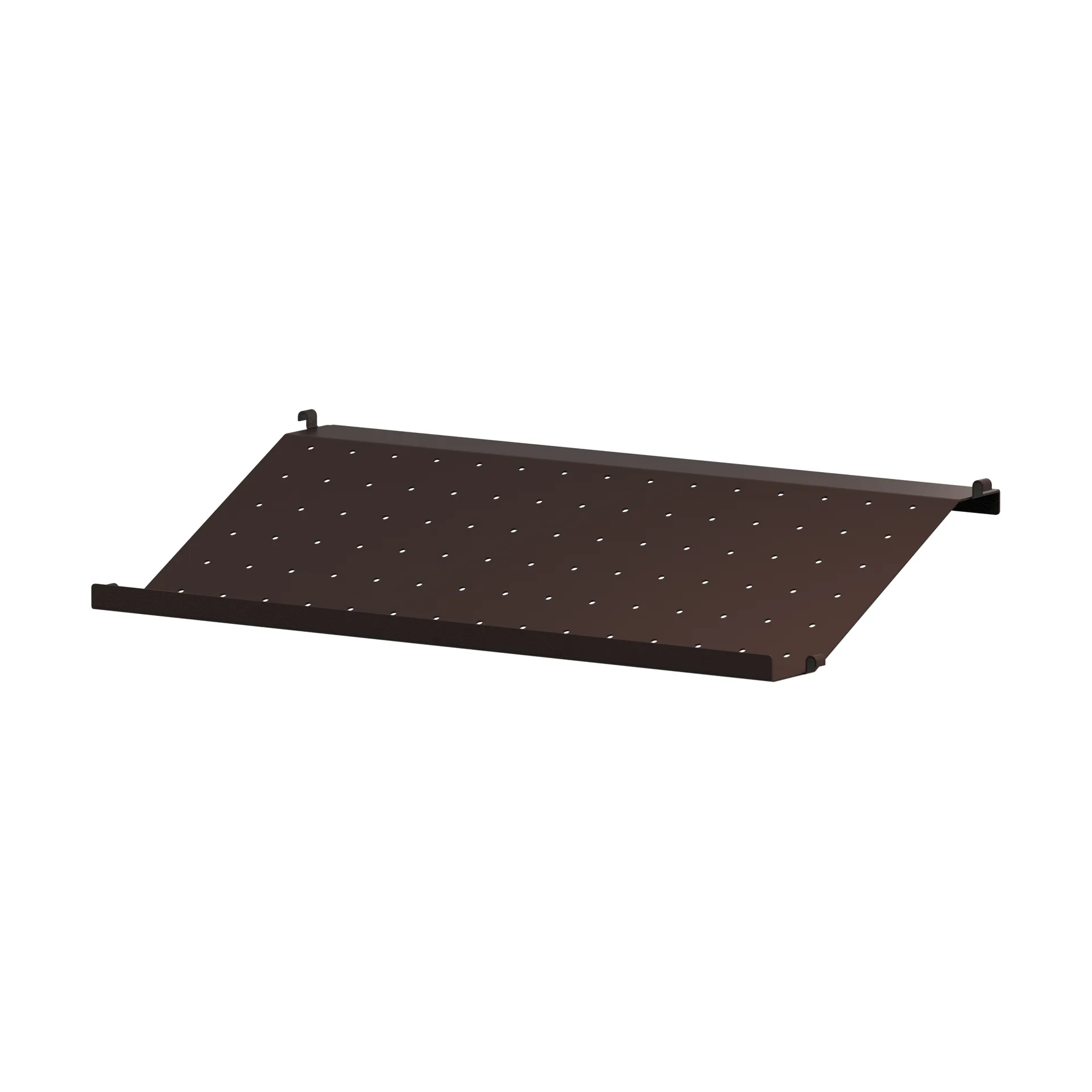 String Schuhregal Metall, Dunkelbraun, 58x30 cm String