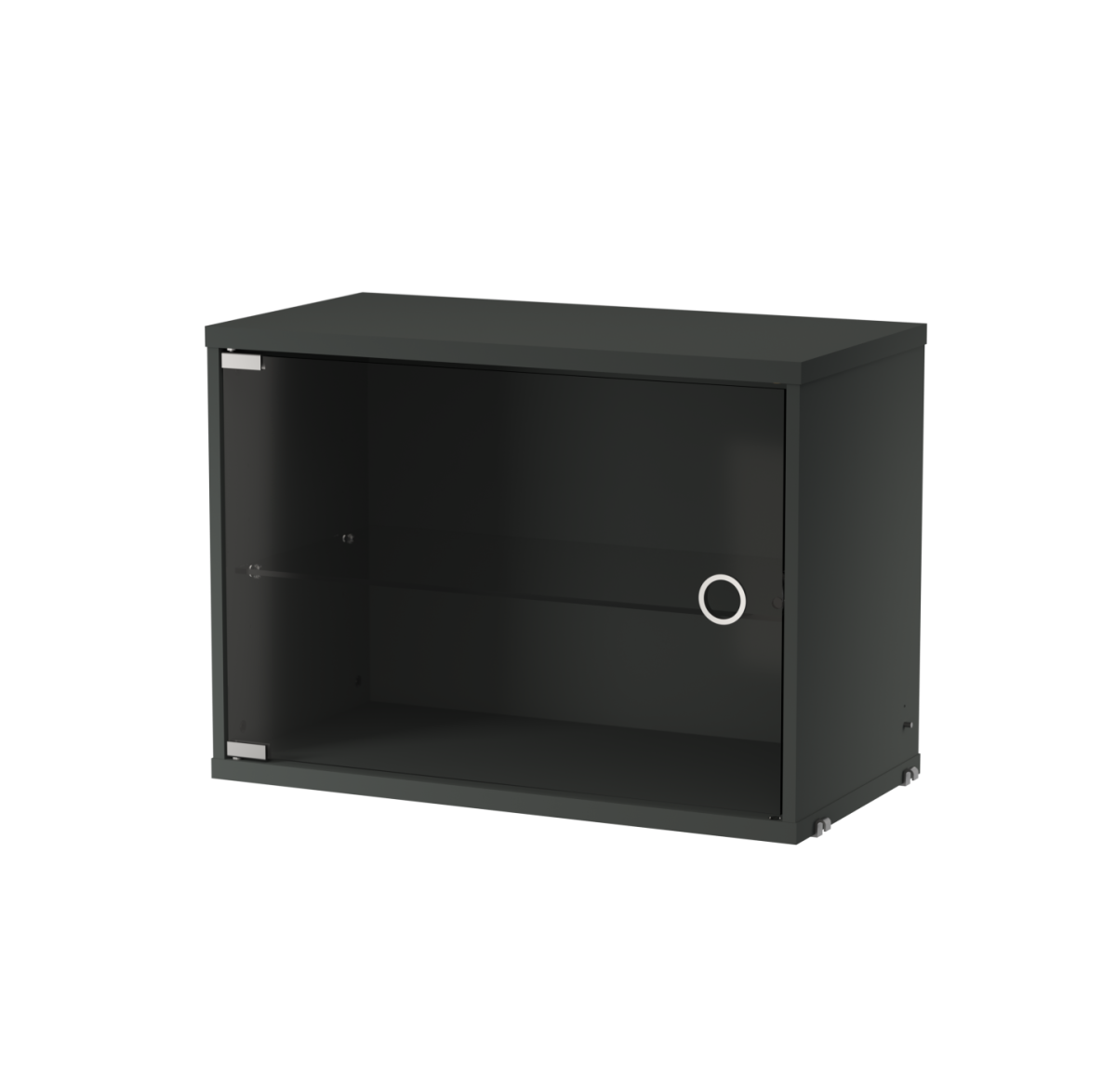 String String Vitrinenschrank 58 cm Dunkelgrau
