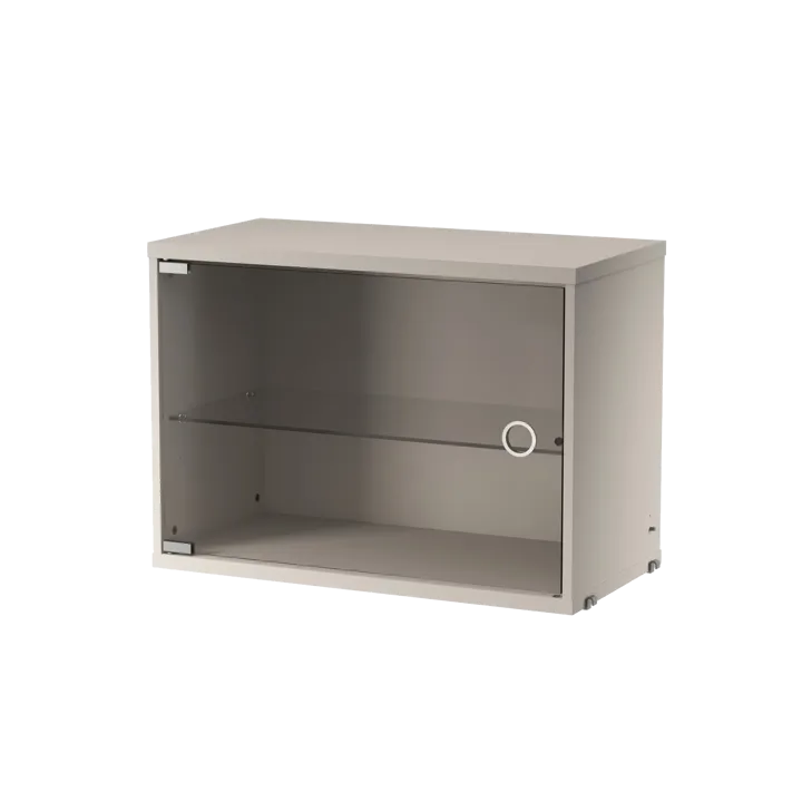 String Vitrinenschrank - Beige, 58x30 cm - String