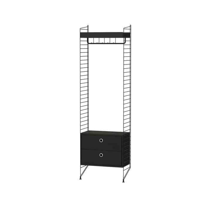 String Wand Schwarz- Kombination M - String