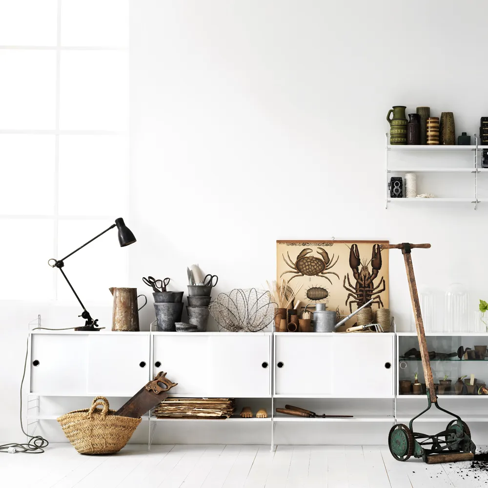 String Wandleiter, Beige, 75x30 cm, 1er-Pack String