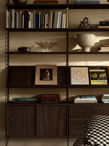 String Wandleiter - Dunkelbraun, 50x30 cm, 2-teilig - String