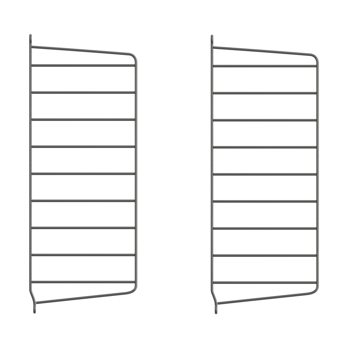 String String Wandleiter Dunkelgrau, 50x20 cm, 2er Pack